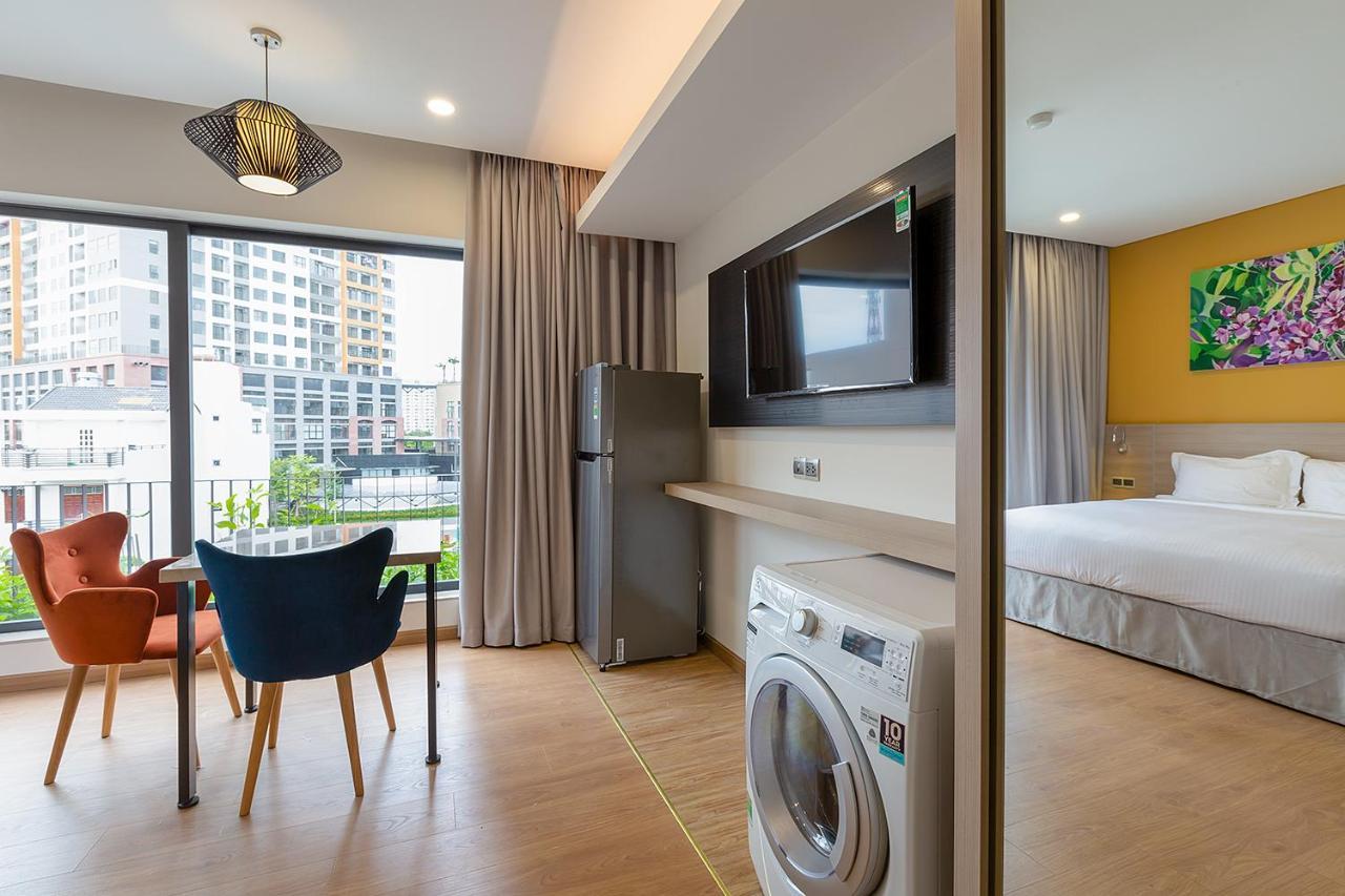 Kim Residences & Suites โฮจิมินห์ซิตี้ ภายนอก รูปภาพ