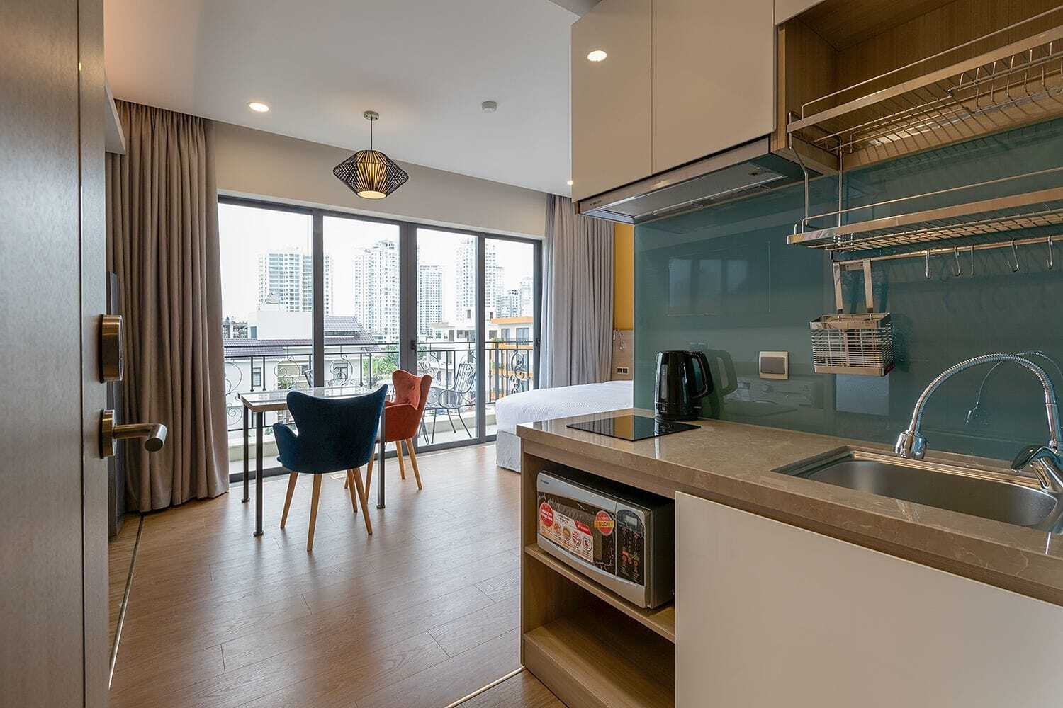 Kim Residences & Suites โฮจิมินห์ซิตี้ ภายนอก รูปภาพ